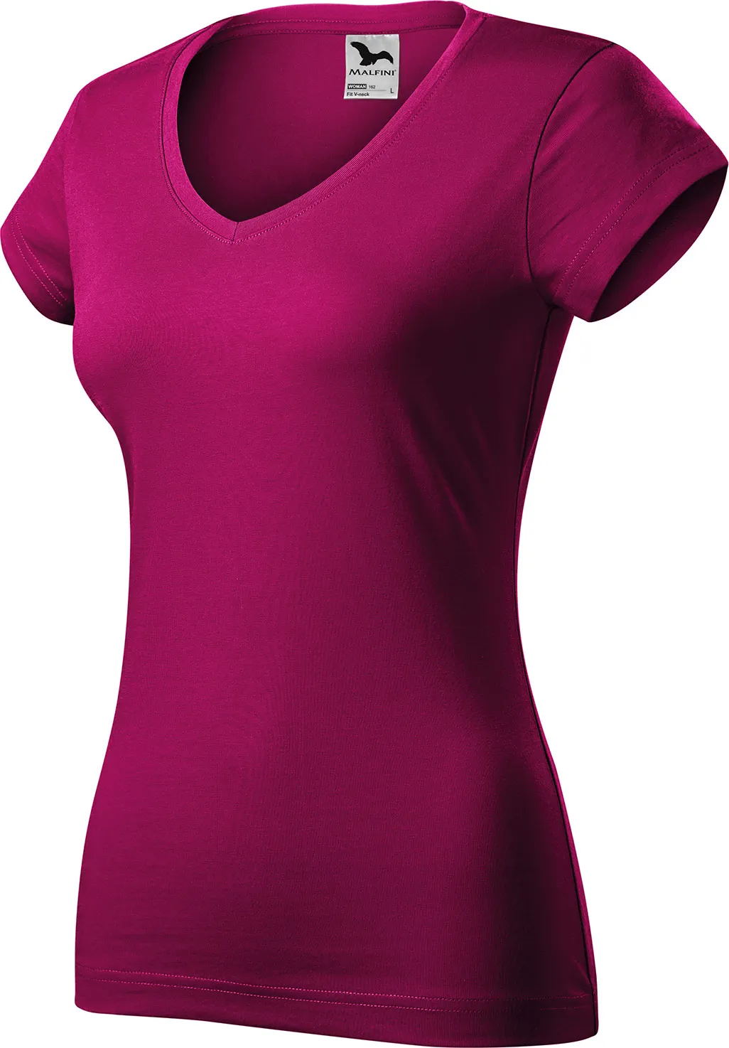 MALFINI T-Shirt Damen Fit V-Neck 162