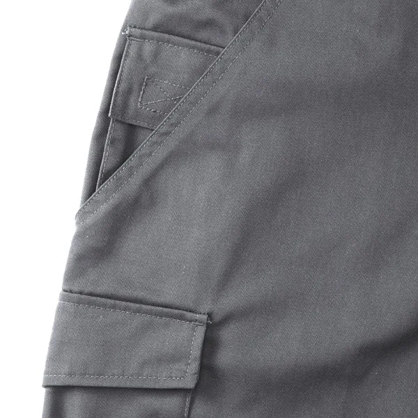 russell-r002m-poly-cotton-twill-shorts-convoygrey-detail-7 Russell Workwear Polycotton Twill Shorts