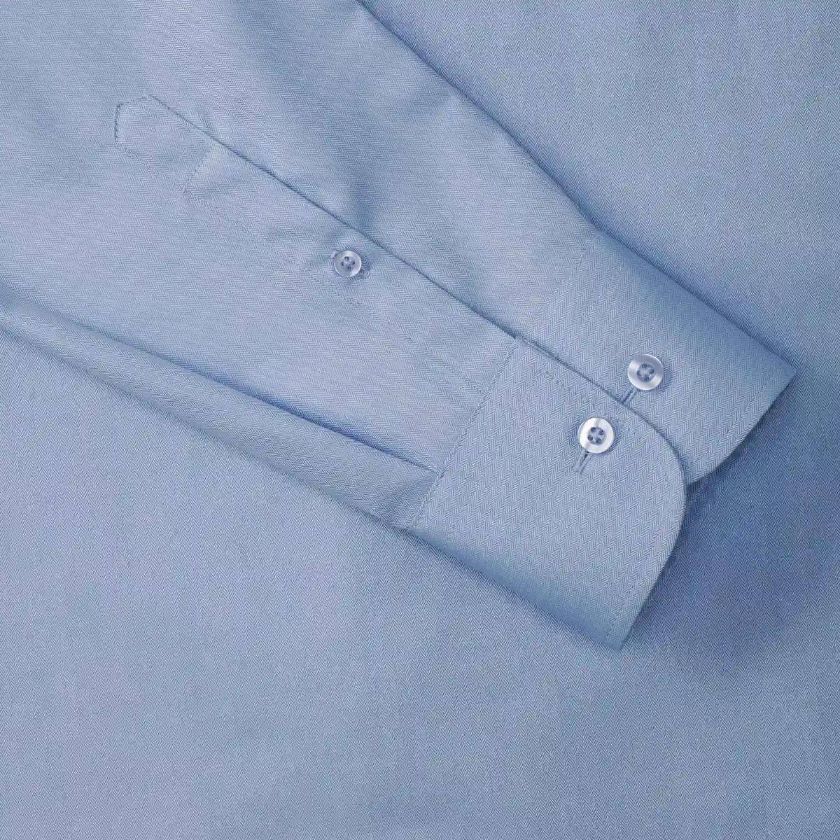 Russell Men's Long Sleeve Herringbone Shirt