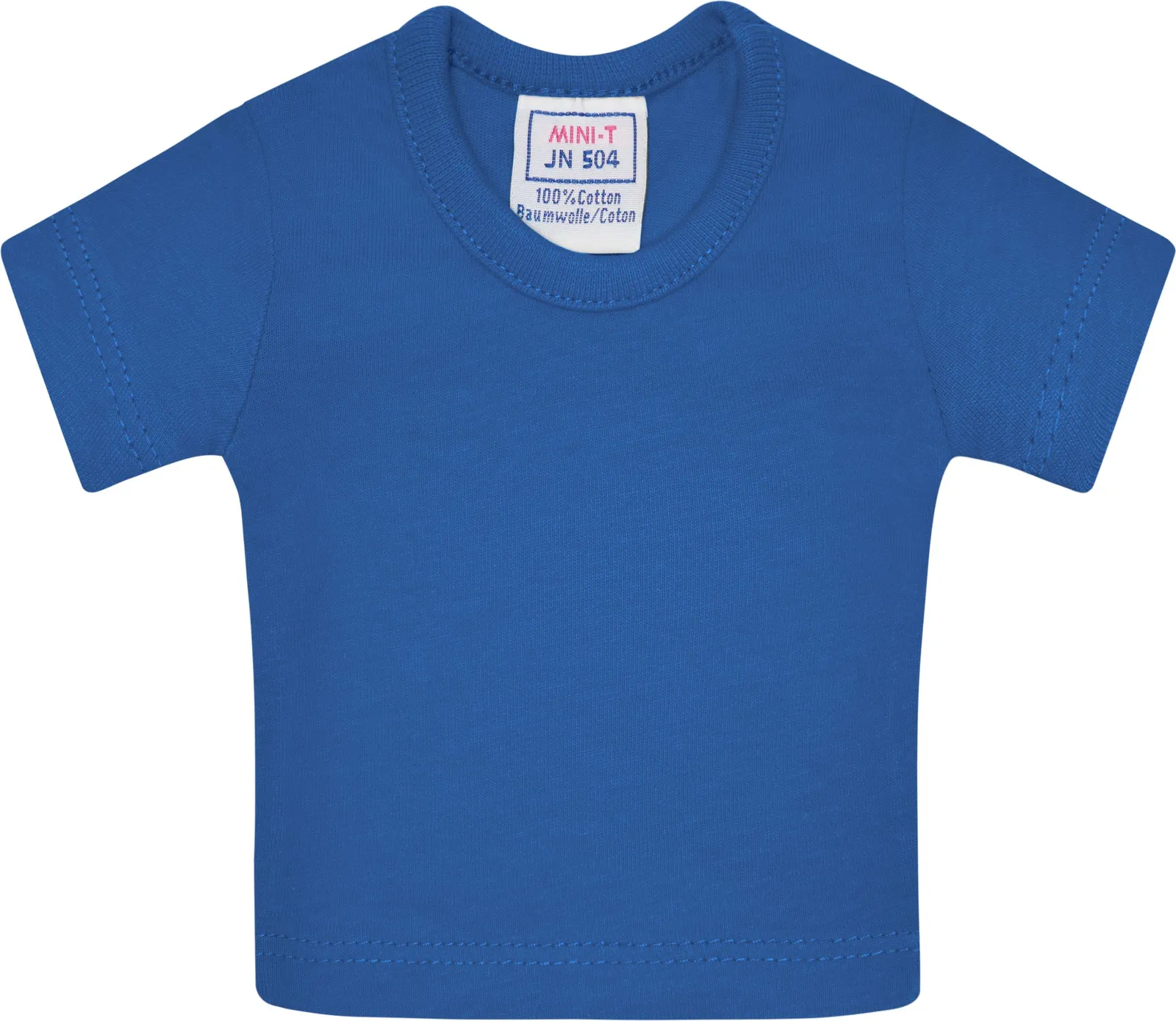 jn504-mini-t-shirt-royal-front-3 James & Nicholson Mini-T