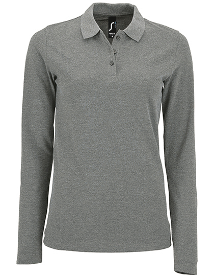SOL'S Womens Long-Sleeve Piqué Polo Shirt Perfect
