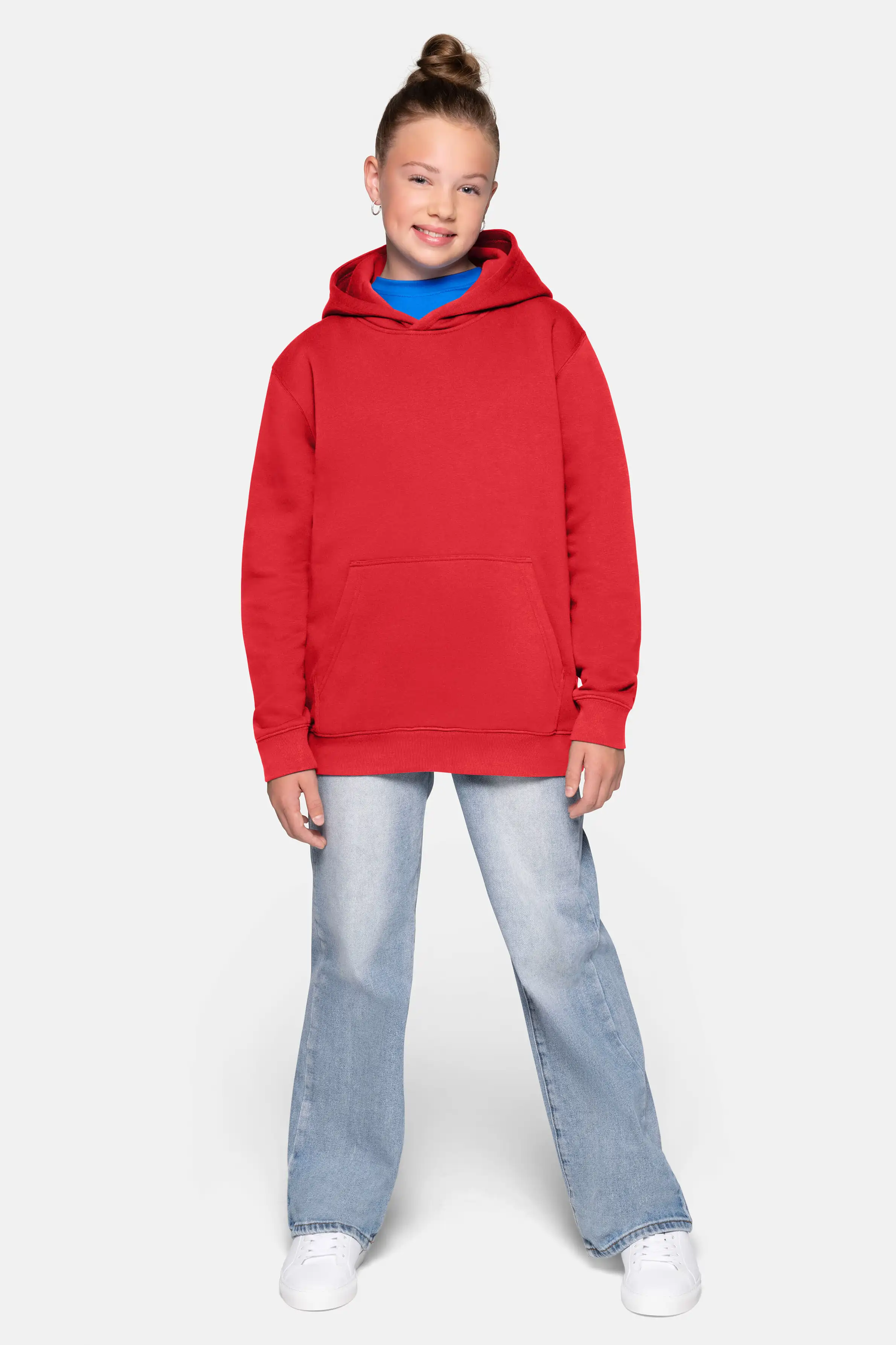 HAKRO Kinder Kapuzen-Sweatshirt 562 Bio-Baumwolle