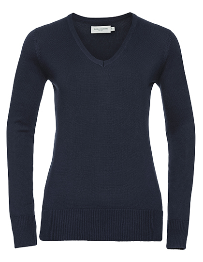 Russell Ladies V-Neck Knitted Jumper