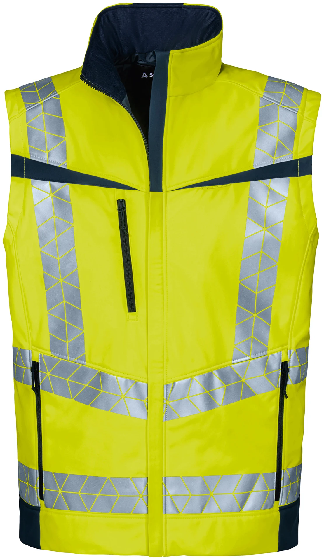 Schöffel PRO 7724 LEUCHTKEGEL WINTER Warnschutz Softshell Weste
