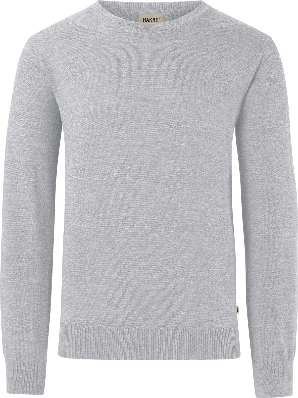 hakro-156-pullover-merino-wolle-graumeliert-front-1 HAKRO Pullover 156 Merino-Wolle