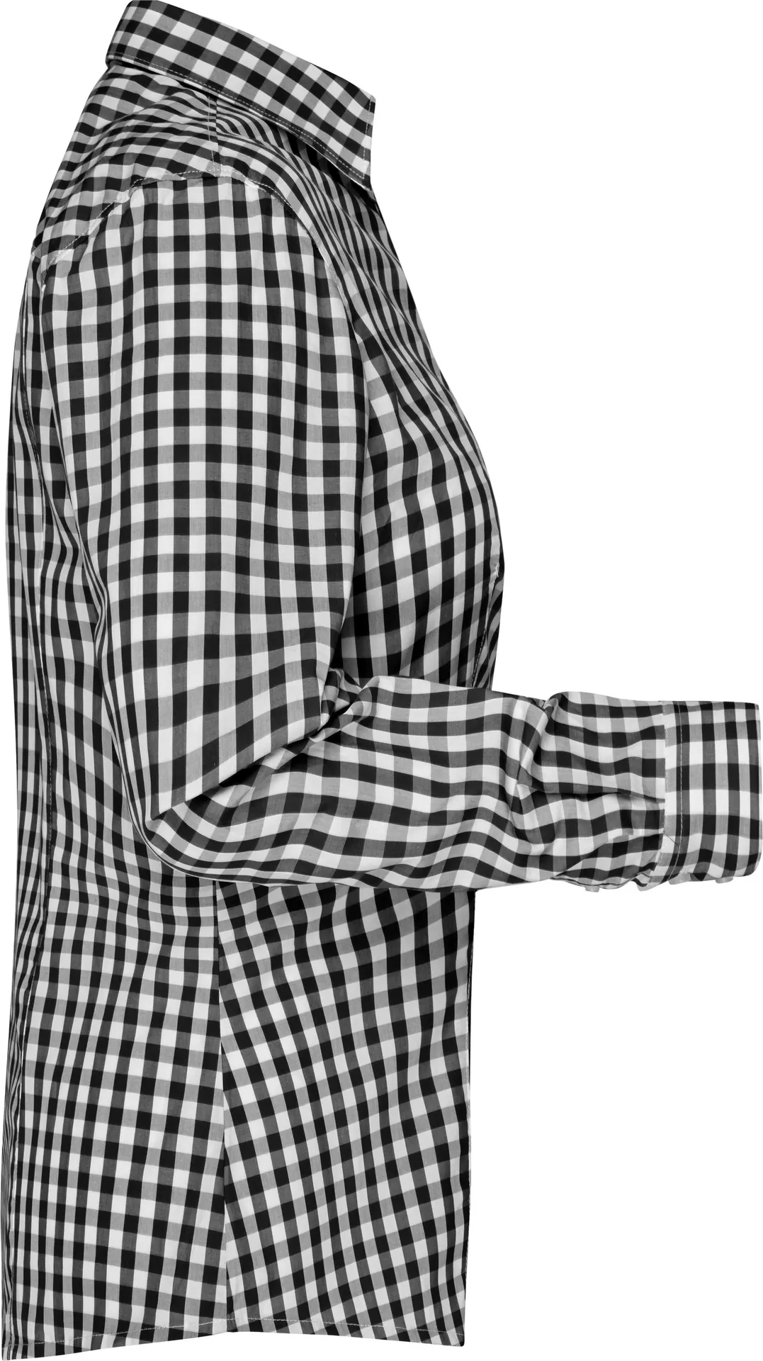 James & Nicholson Ladies Checked Blouse 