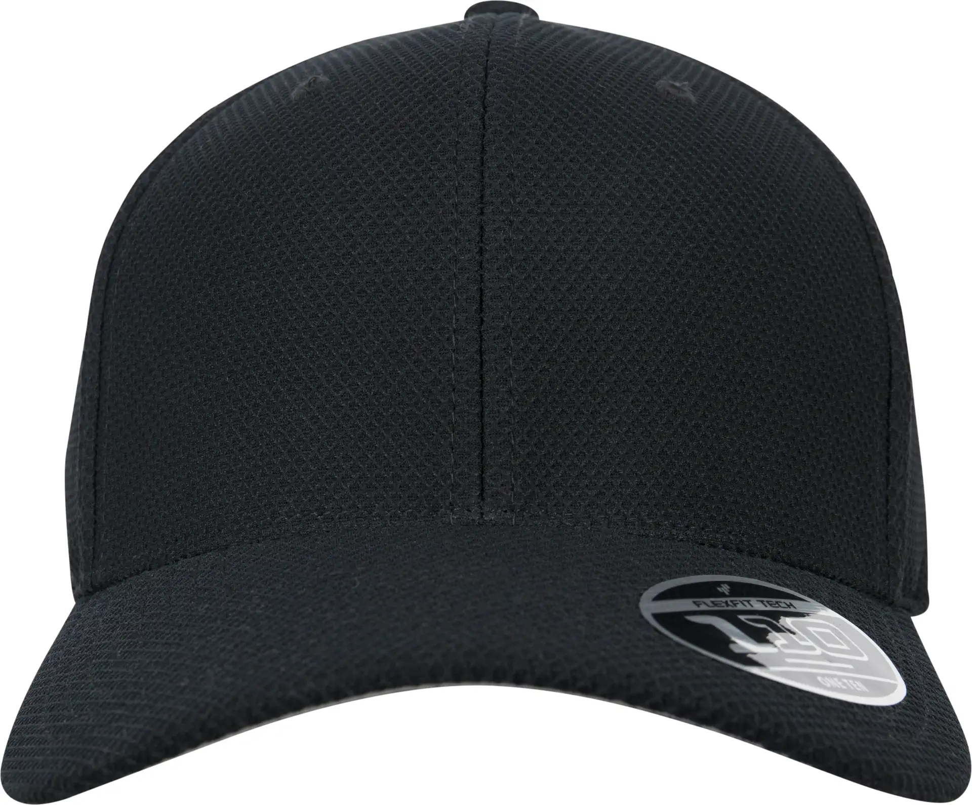flexfit-110vh-hybrid-cap-black-front-2 FLEXFIT Hybrid Cap