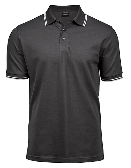 TEE JAYS Luxury Stripe Stretch Polo