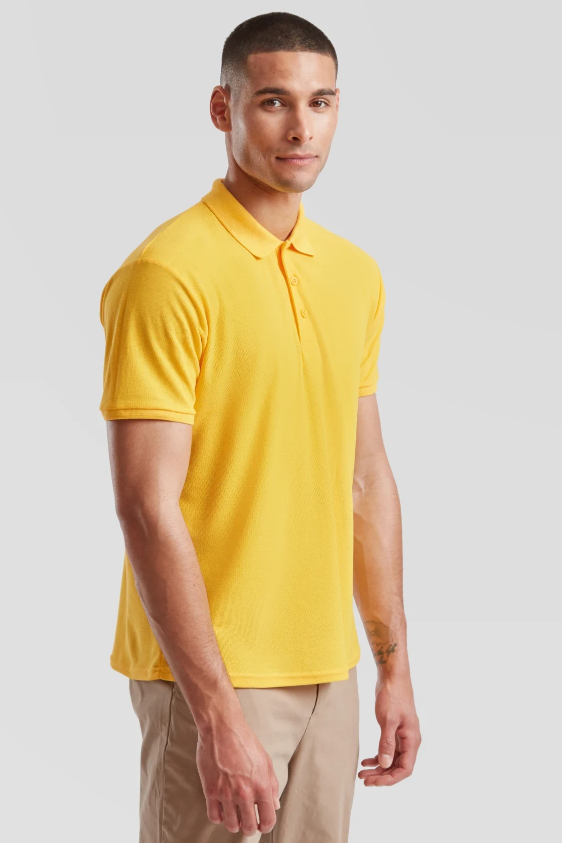 fruit-of-the-loom-63-402-0-poloshirt-65-35-sunflower-model-1 F.O.L. 65/35 Piqué Polo