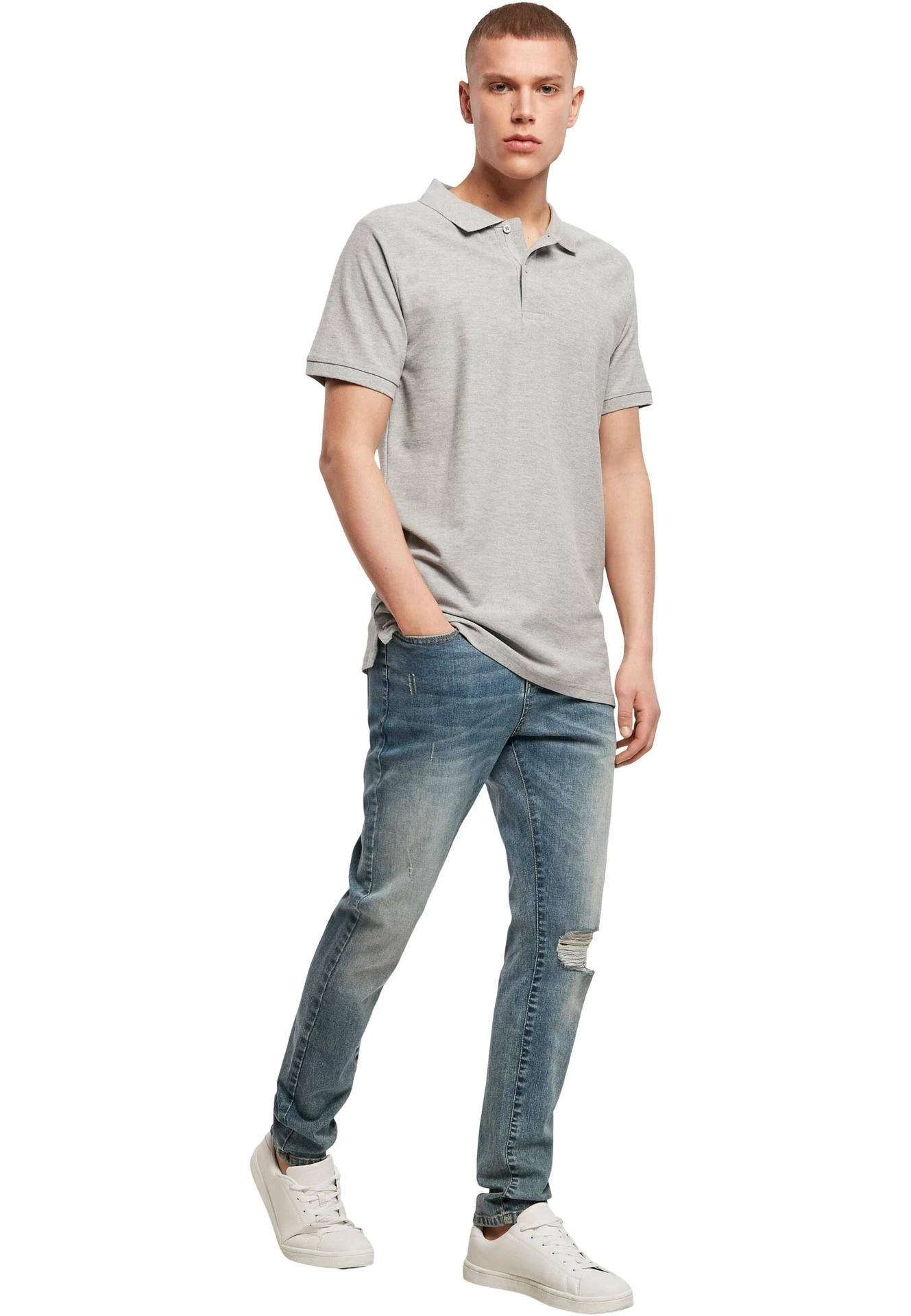 Build Your Brand Polo Piqué Shirt