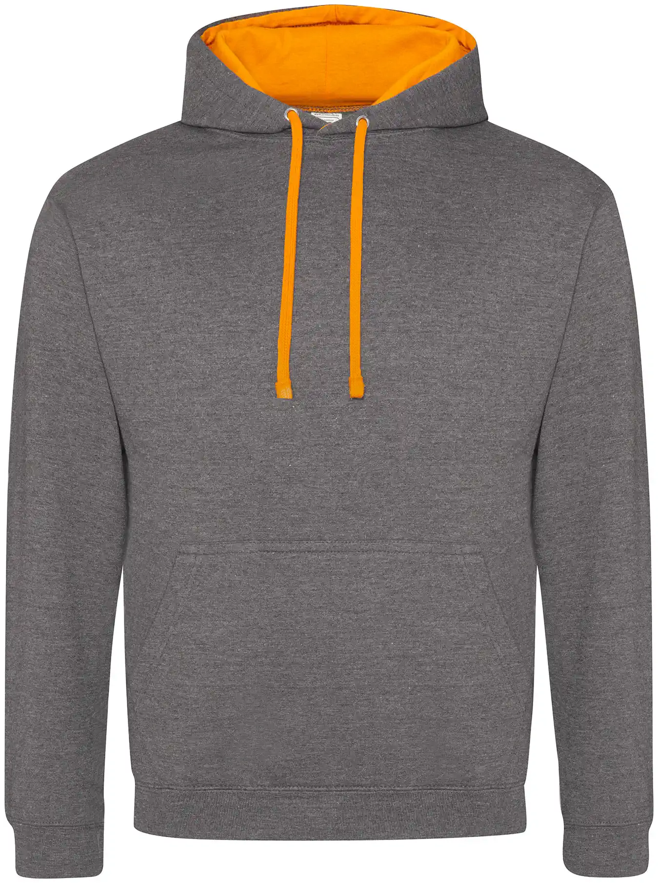 heather charcoal/orange crush