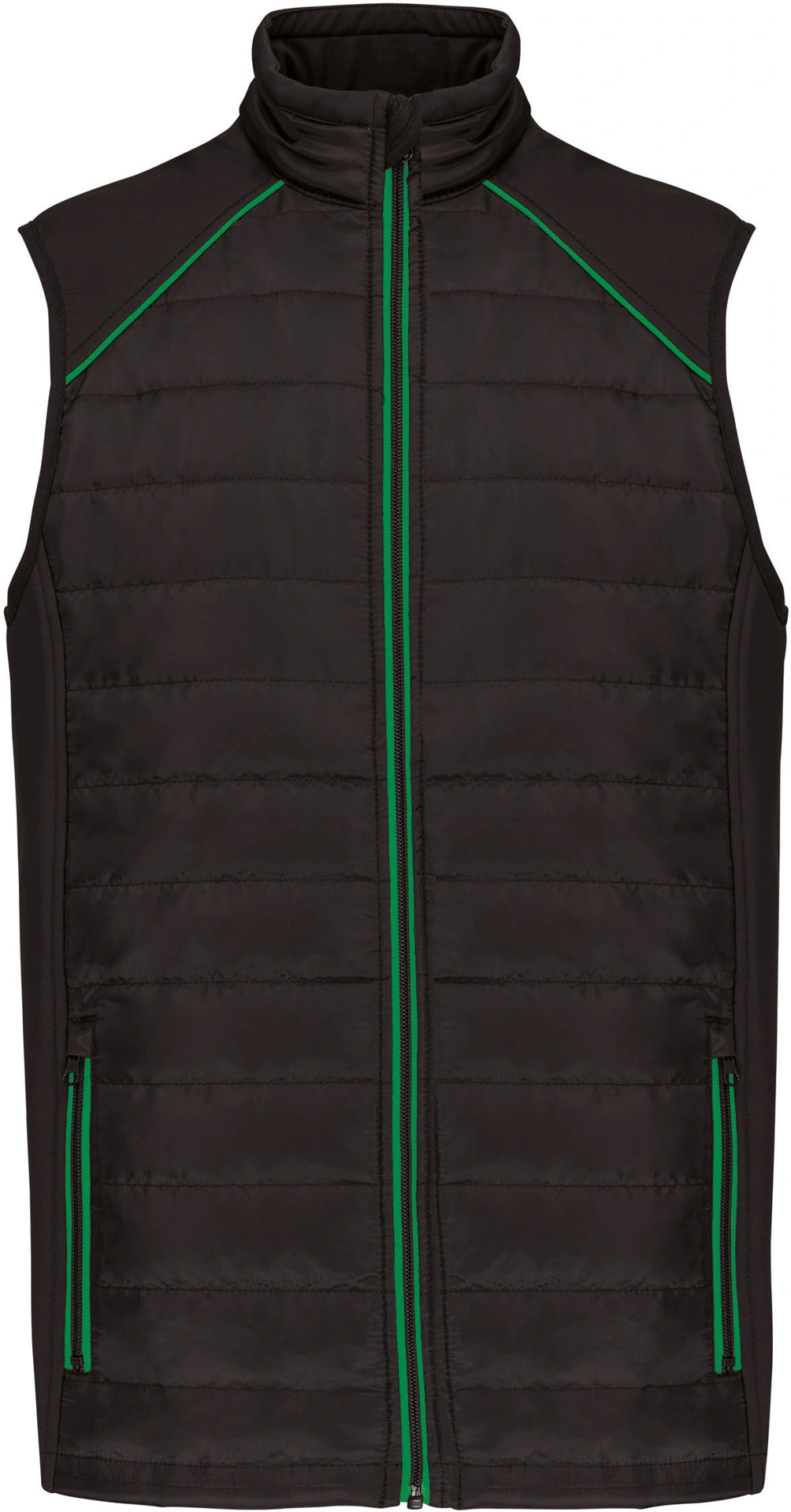 black/kelly green