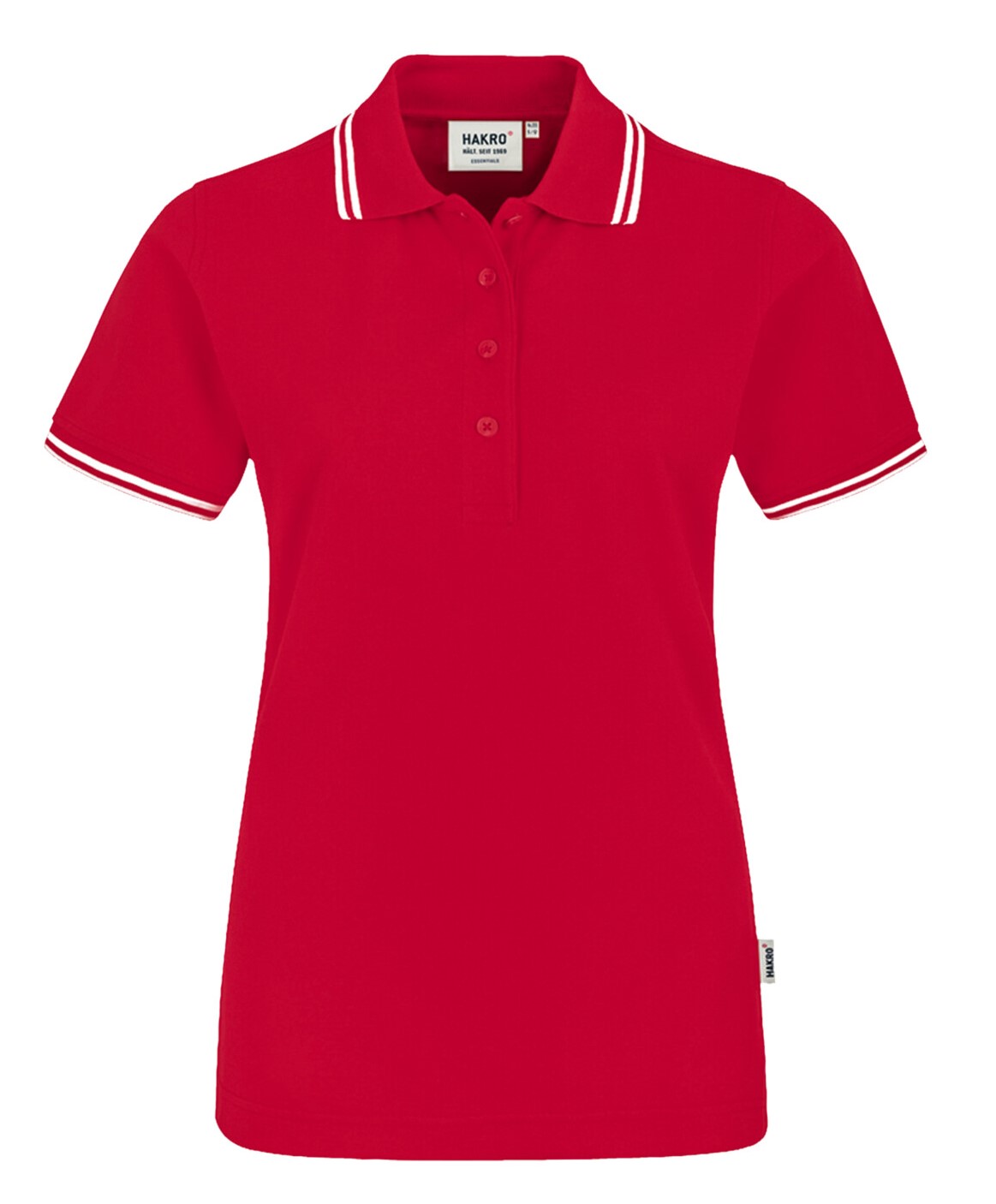 HAKRO Women-Poloshirt 205 Twin-Stripe