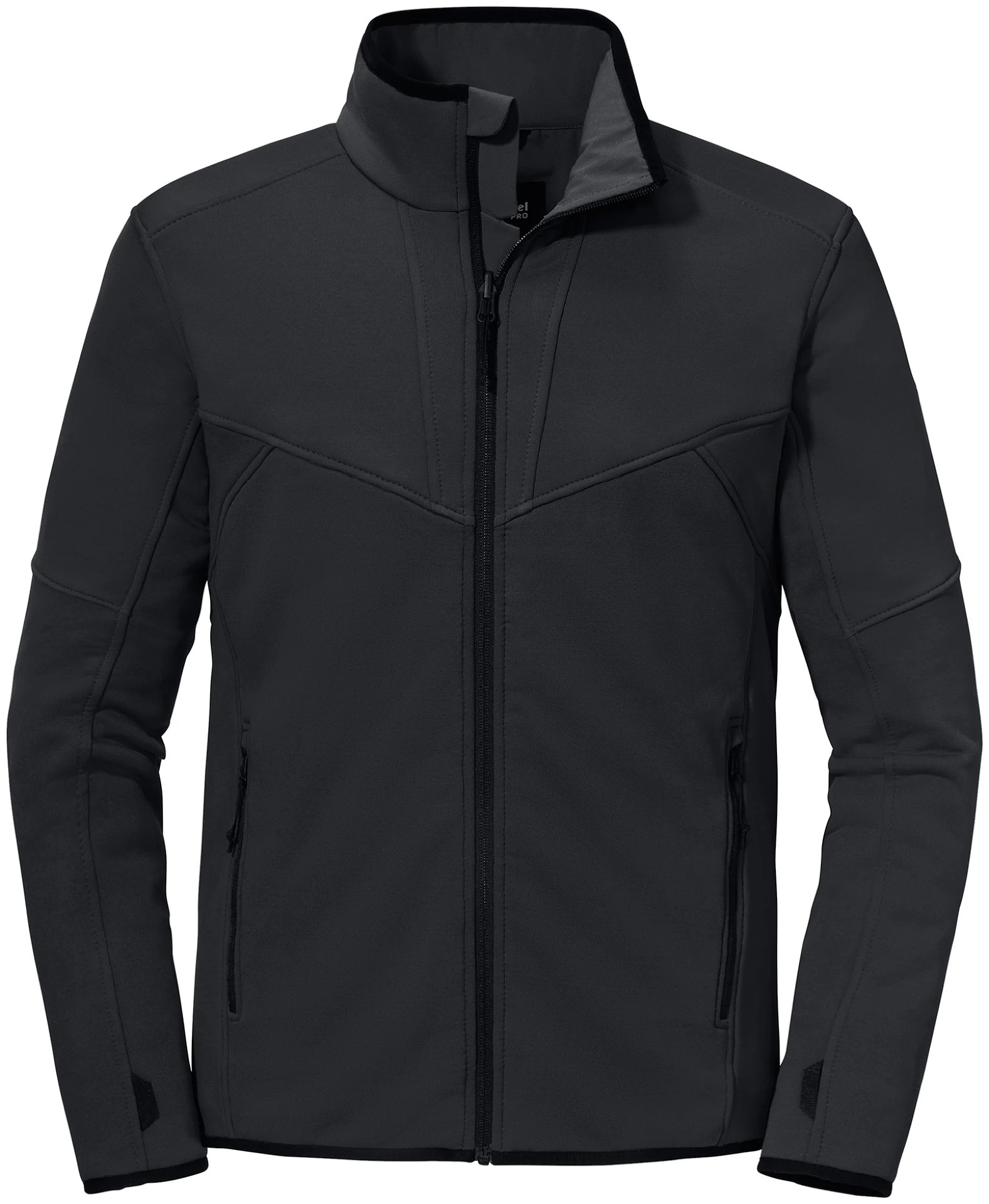 schoeffel-pro-6005-einheizer-zipin-schwarz-front-1 Schöffel PRO 6005 EINHEIZER ZipIn Powerstretch-Fleece