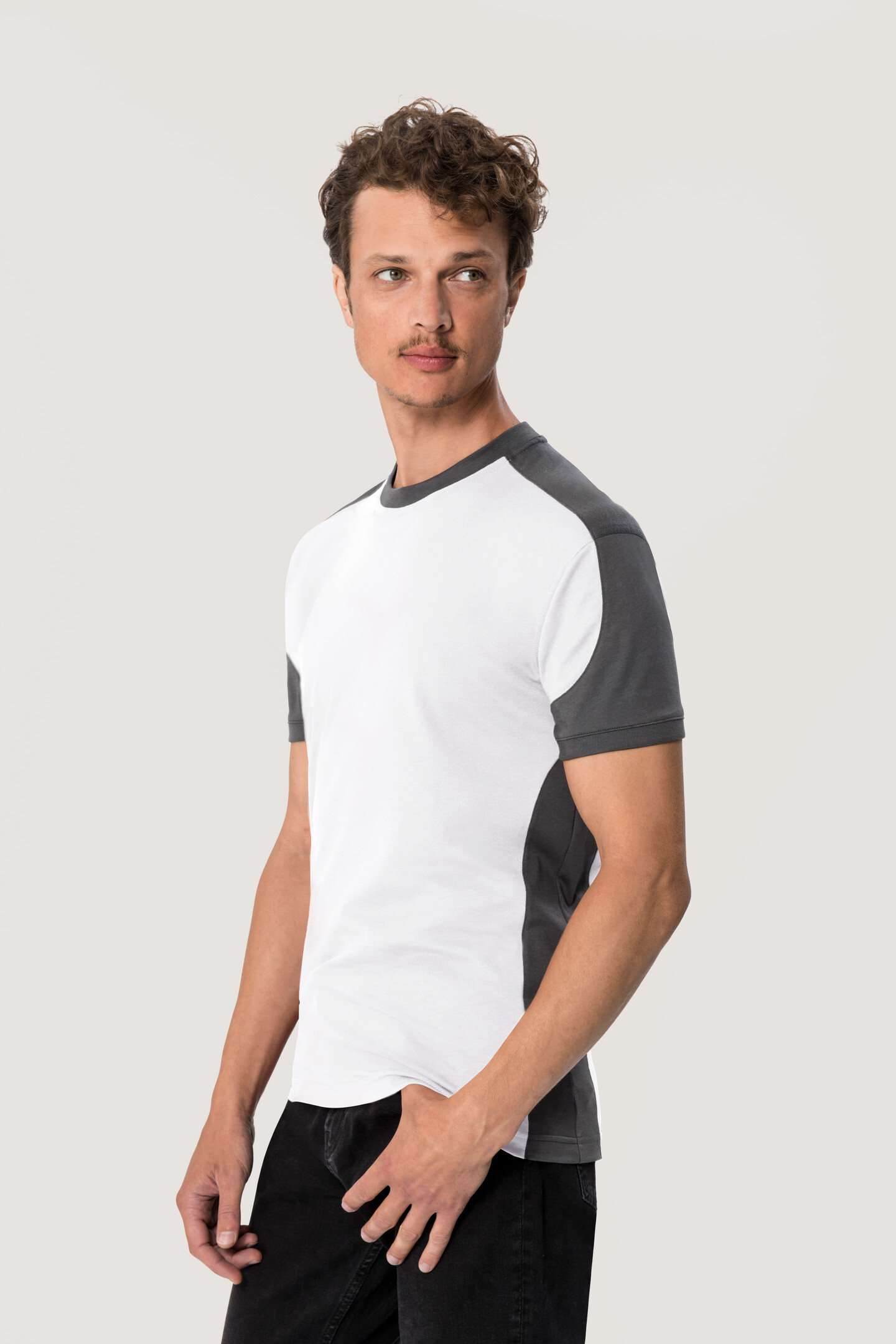 HAKRO T-Shirt-Contrast 290 Mikralinar®