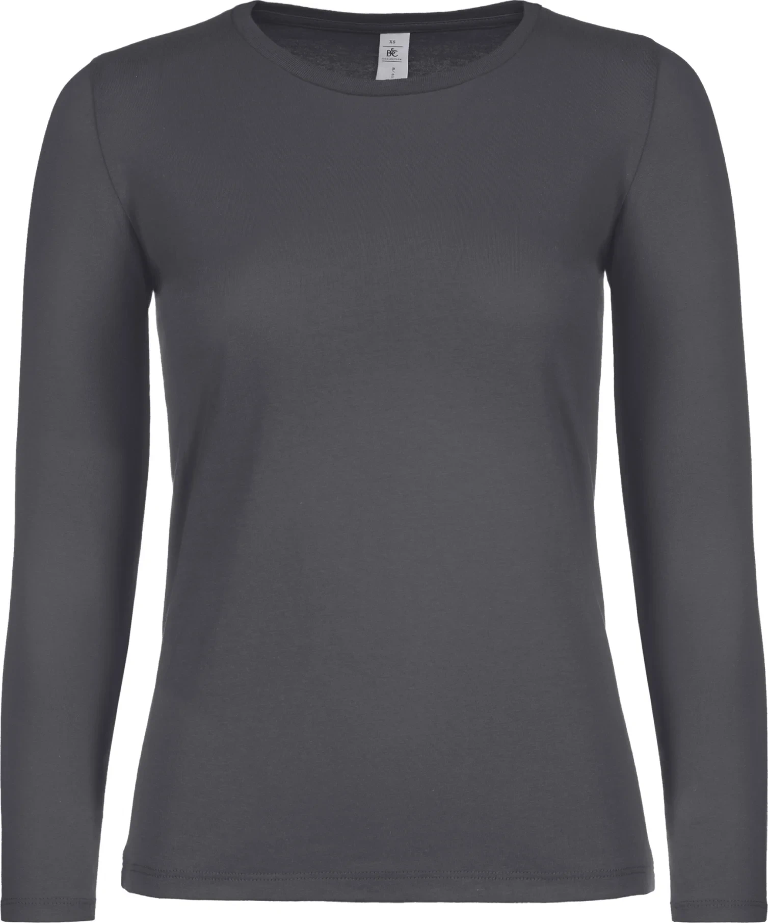 BC-TW06T-TShirt-E150-LSL-women-darkgrey-0 B&C T-Shirt #E150 Long Sleeve Women