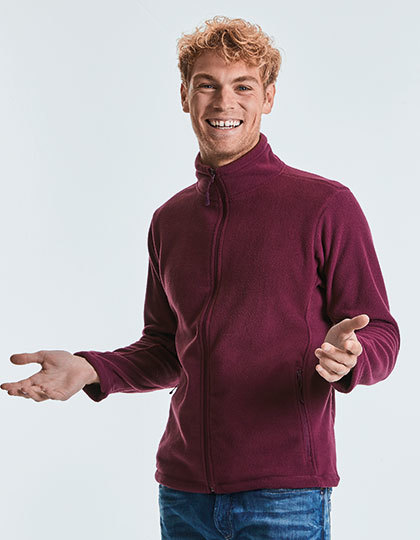 Russell Men`s Full Zip Outdoor Fleece