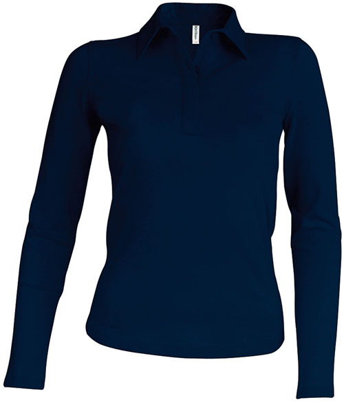 Kariban Damen Piqué Polo langarm Kariban Damen Piqué Polo langarm