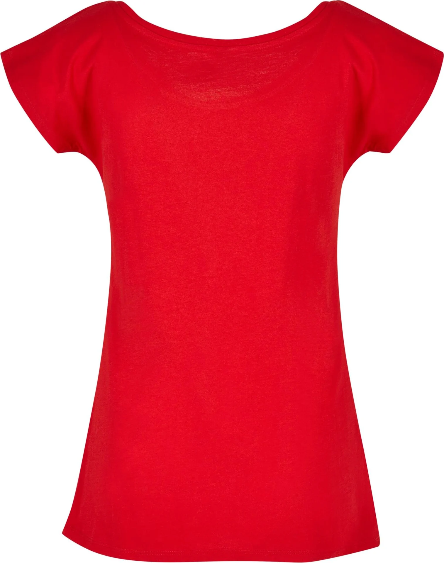 Build Your Brand Ladies Wide Neck Tee