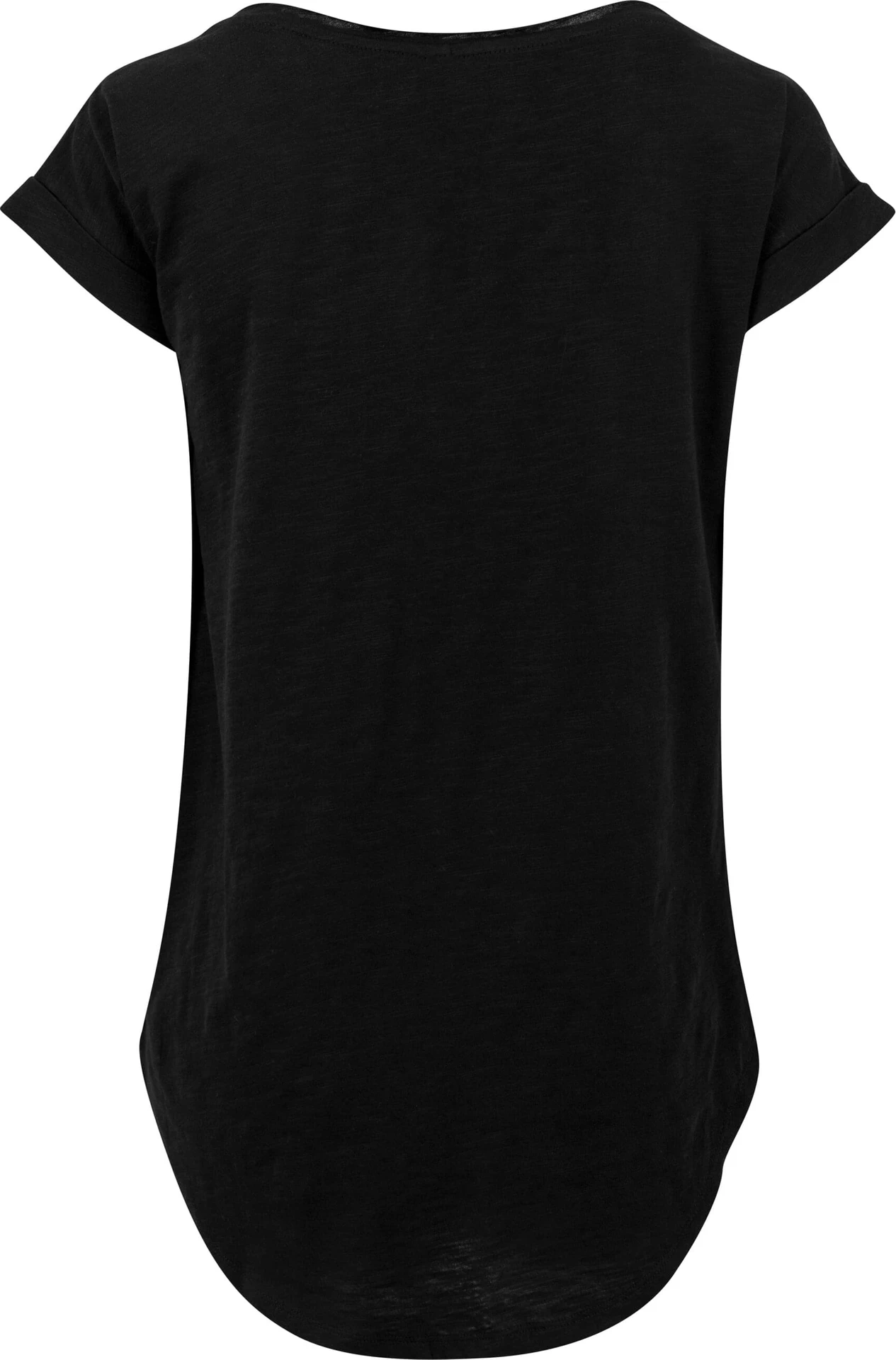 Build Your Brand Ladies Long Slub Tee
