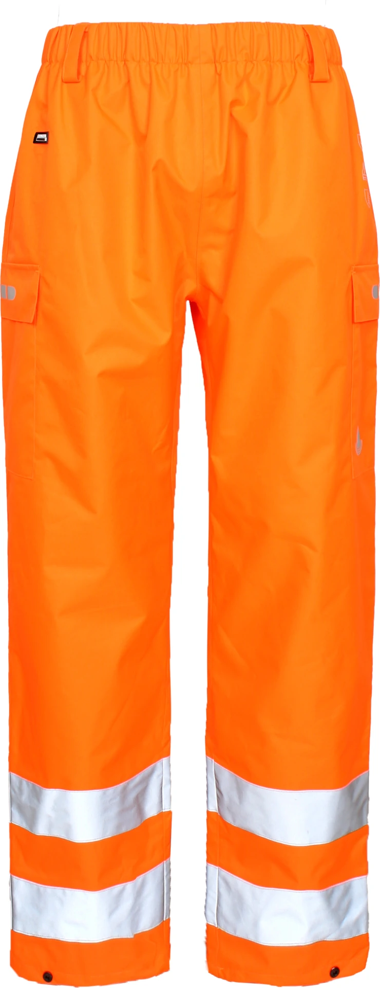 lyngsoe-fox6052-atmungsaktive-hi-vis-shell-hose-leuchtorange-front-1 Lyngsøe FOX6052 Atmungsaktive Hi-Vis Shell-Hose