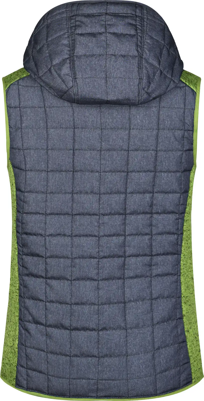 James & Nicholson Ladies Knitted Hybrid Vest