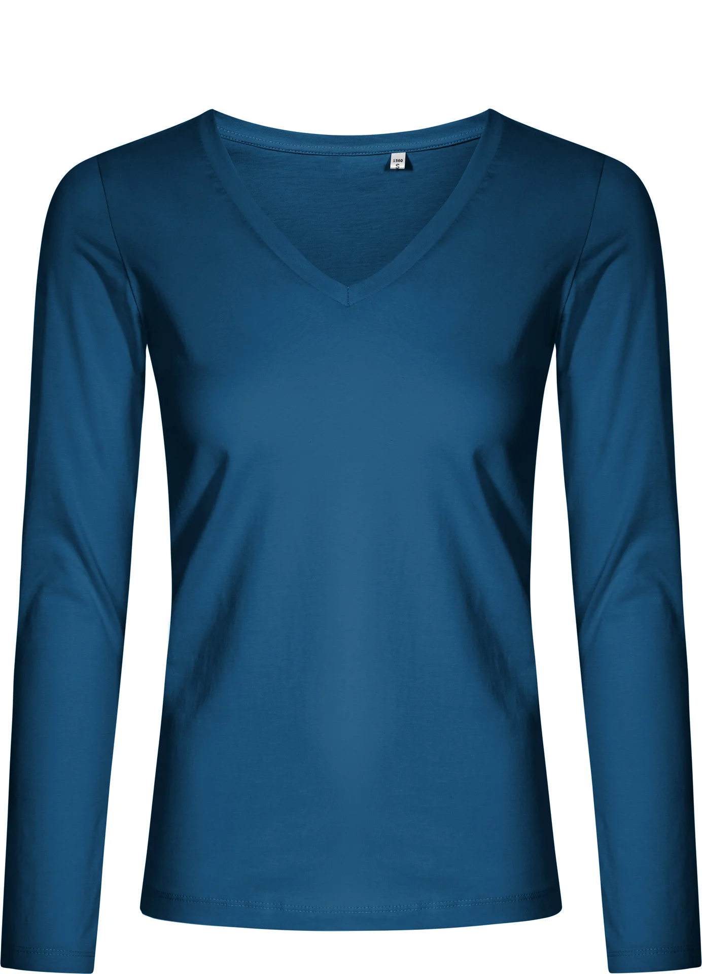 Promodoro Women´s V-Neck T-Shirt Long Sleeve