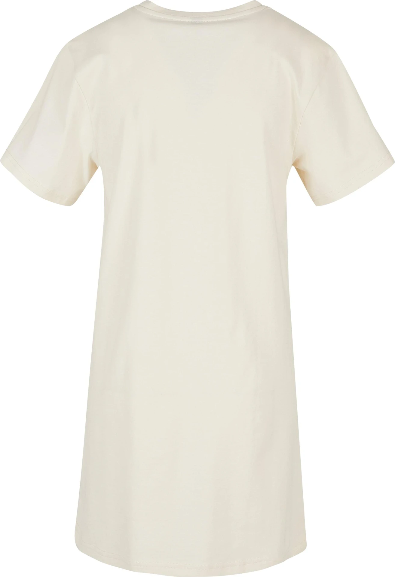 BYB-BY214-ladies-t-shirt-dress-whitesand-back-7 Build Your Brand Ladies Tee Dress