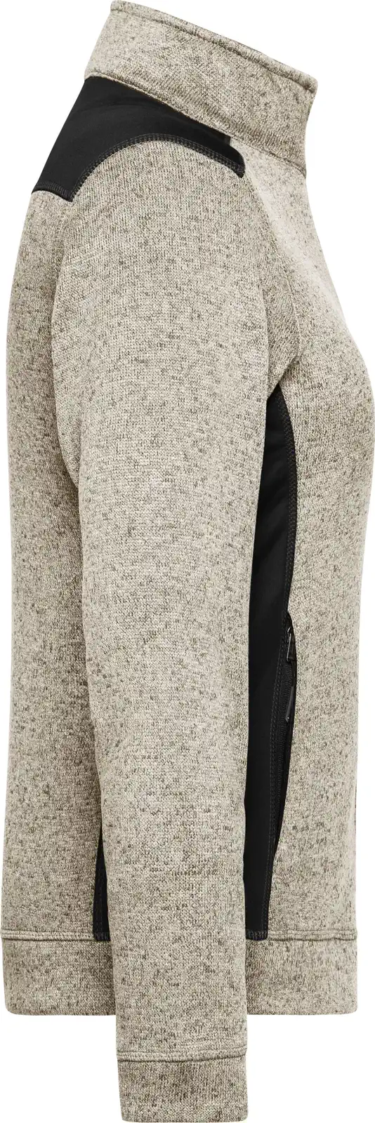 James & Nicholson Ladies Knitted Workwear Fleece Jacket -STRONG-
