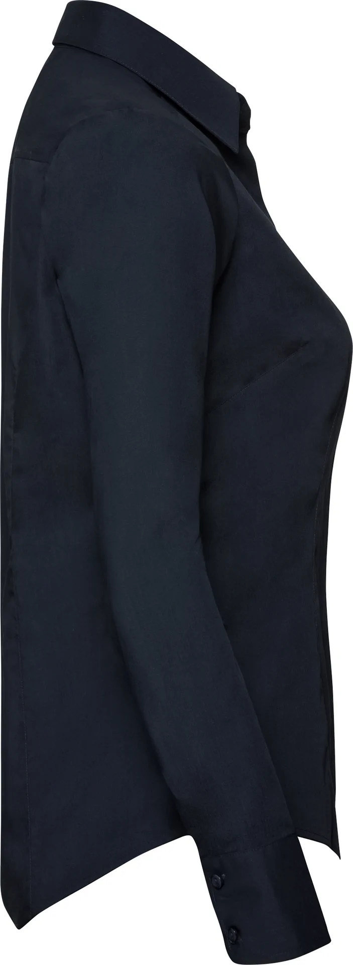 Russell Ladies Long Sleeve Polycotton Easy Care Fitted Poplin Shirt