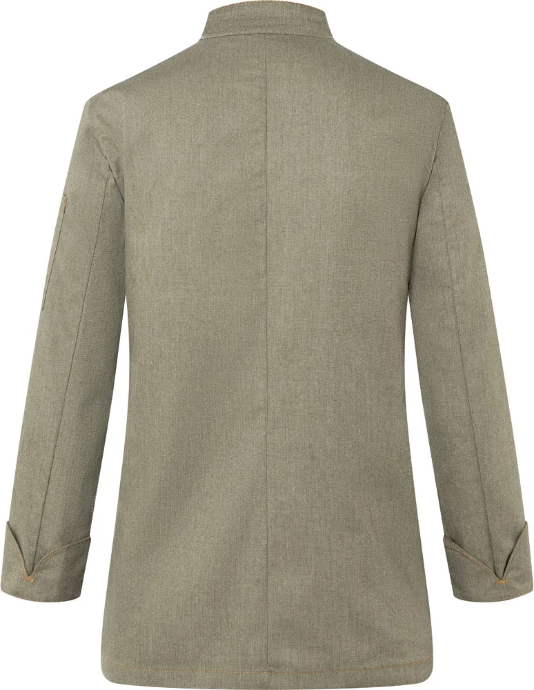 KARLOWSKY Damen Kochjacke Jeans-Style
