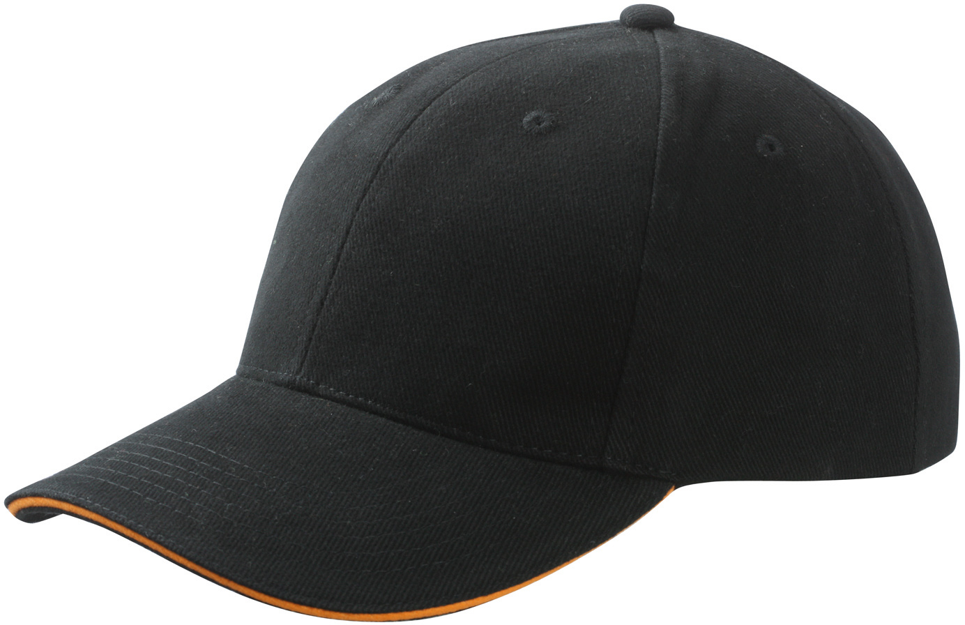 black/orange