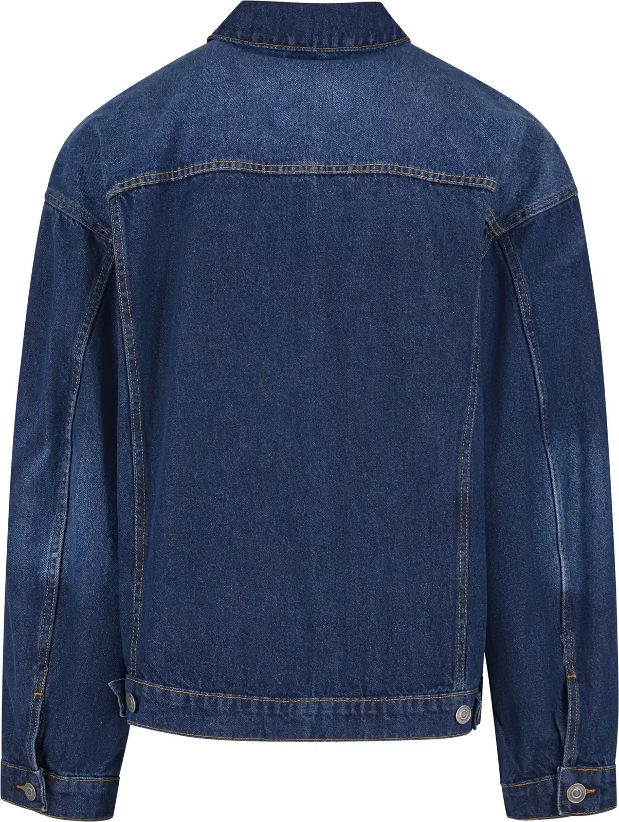 Build Your Brand Heavy Ounce Boxy Denim Jacket