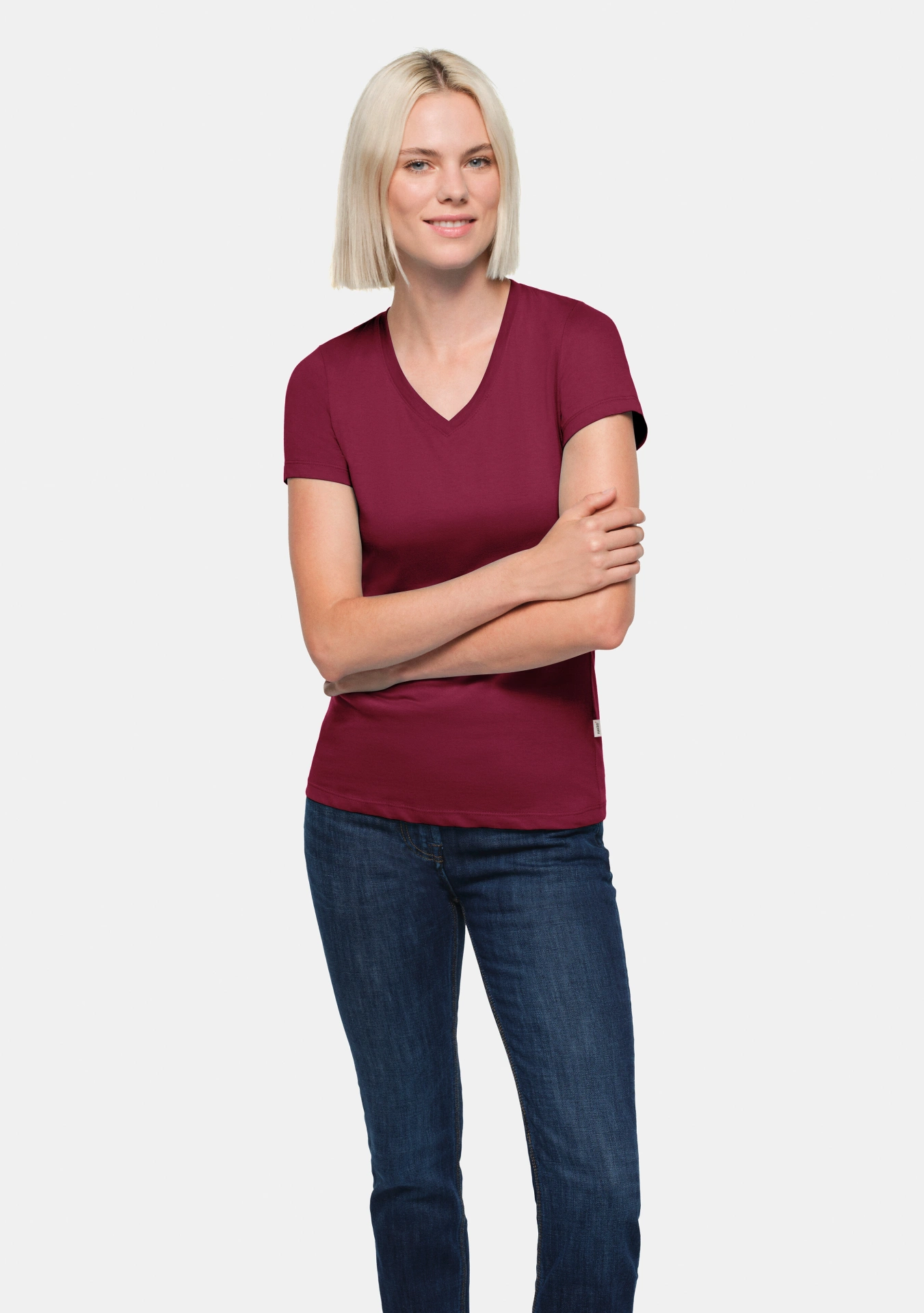 HAKRO Women-V-Shirt 126 Classic