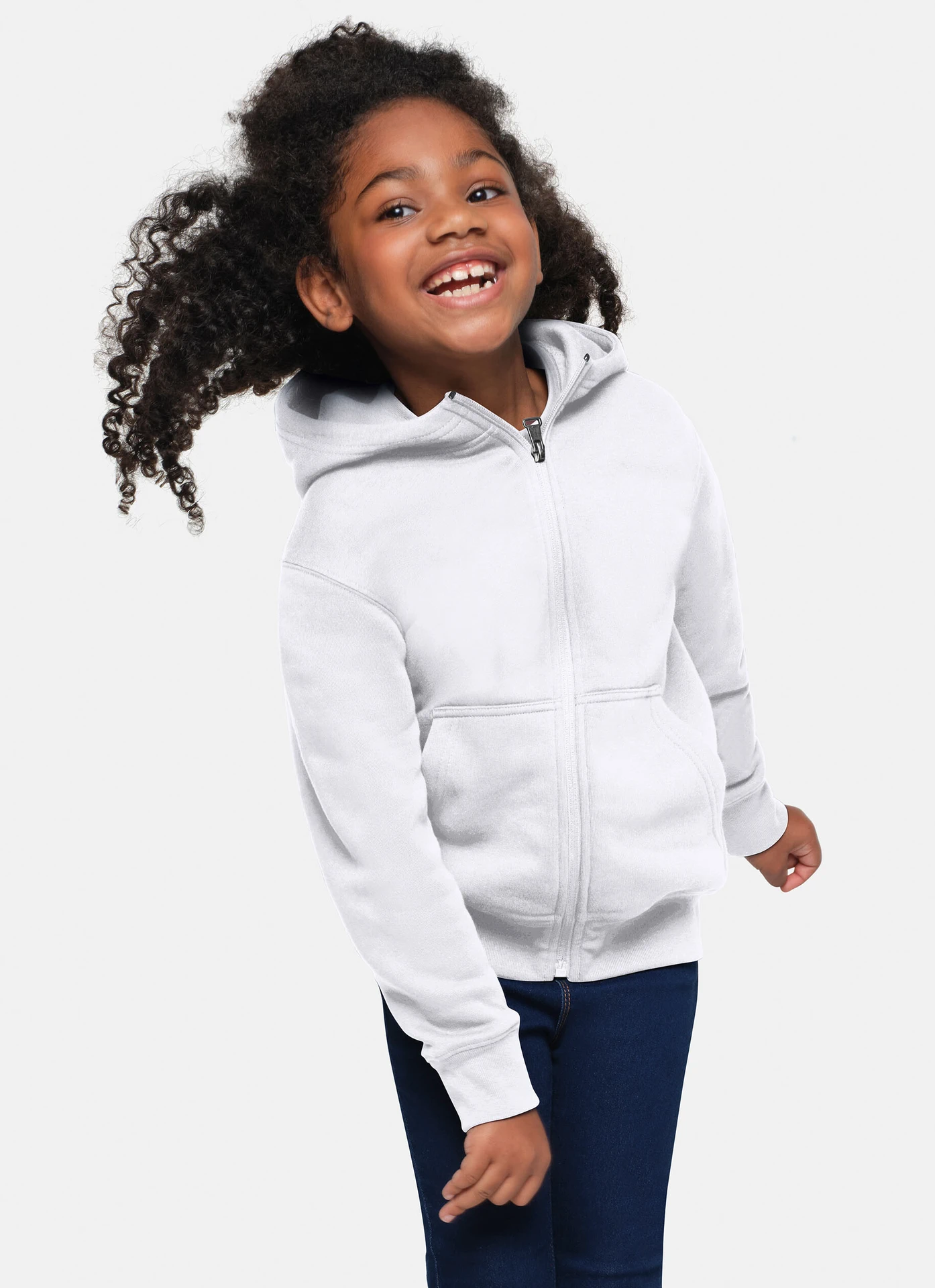 HAKRO Kinder Kapuzen-Sweatjacke 565 Bio-Baumwolle