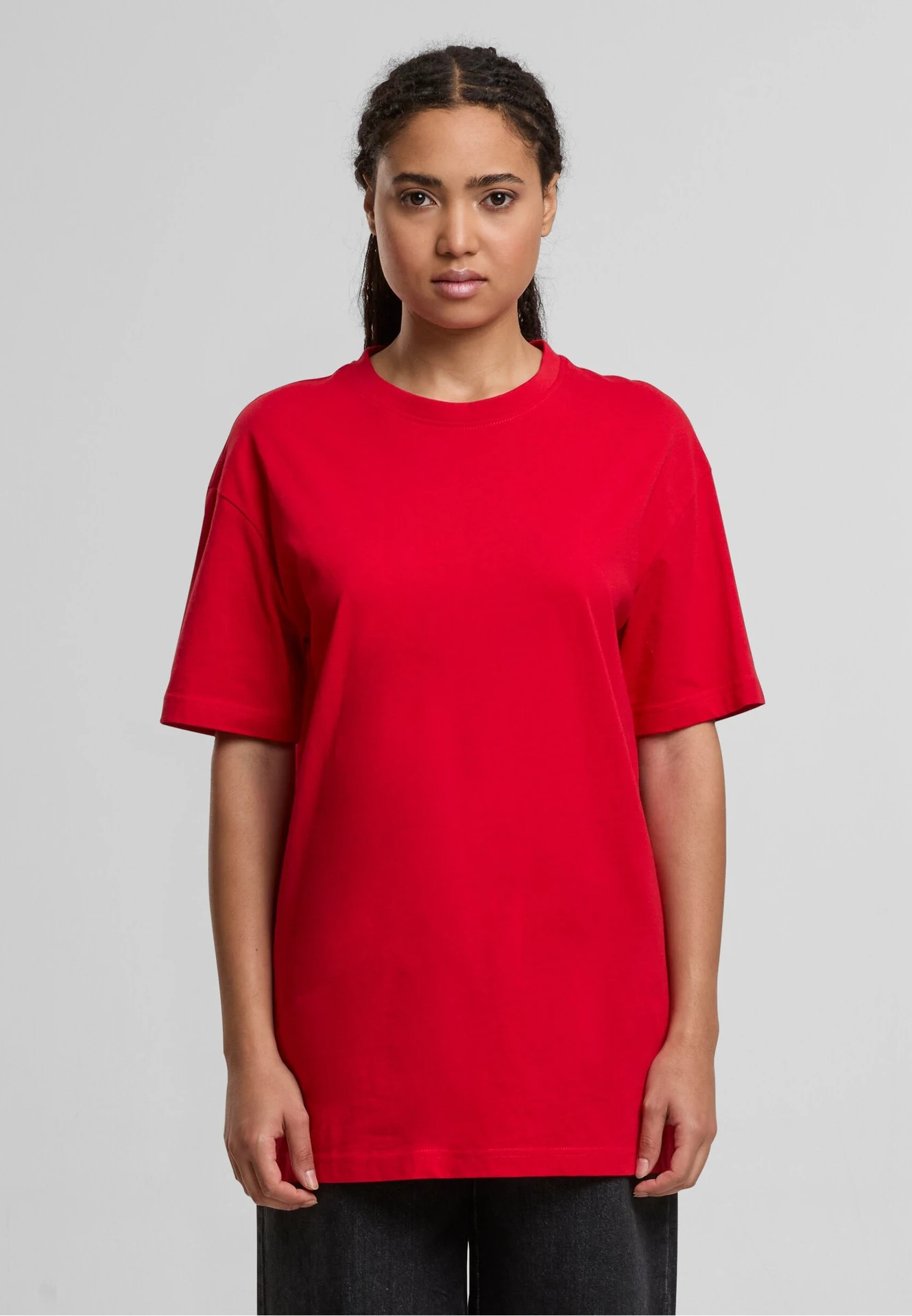 Build Your Brand Ladies Oversized Boyfriend Tee