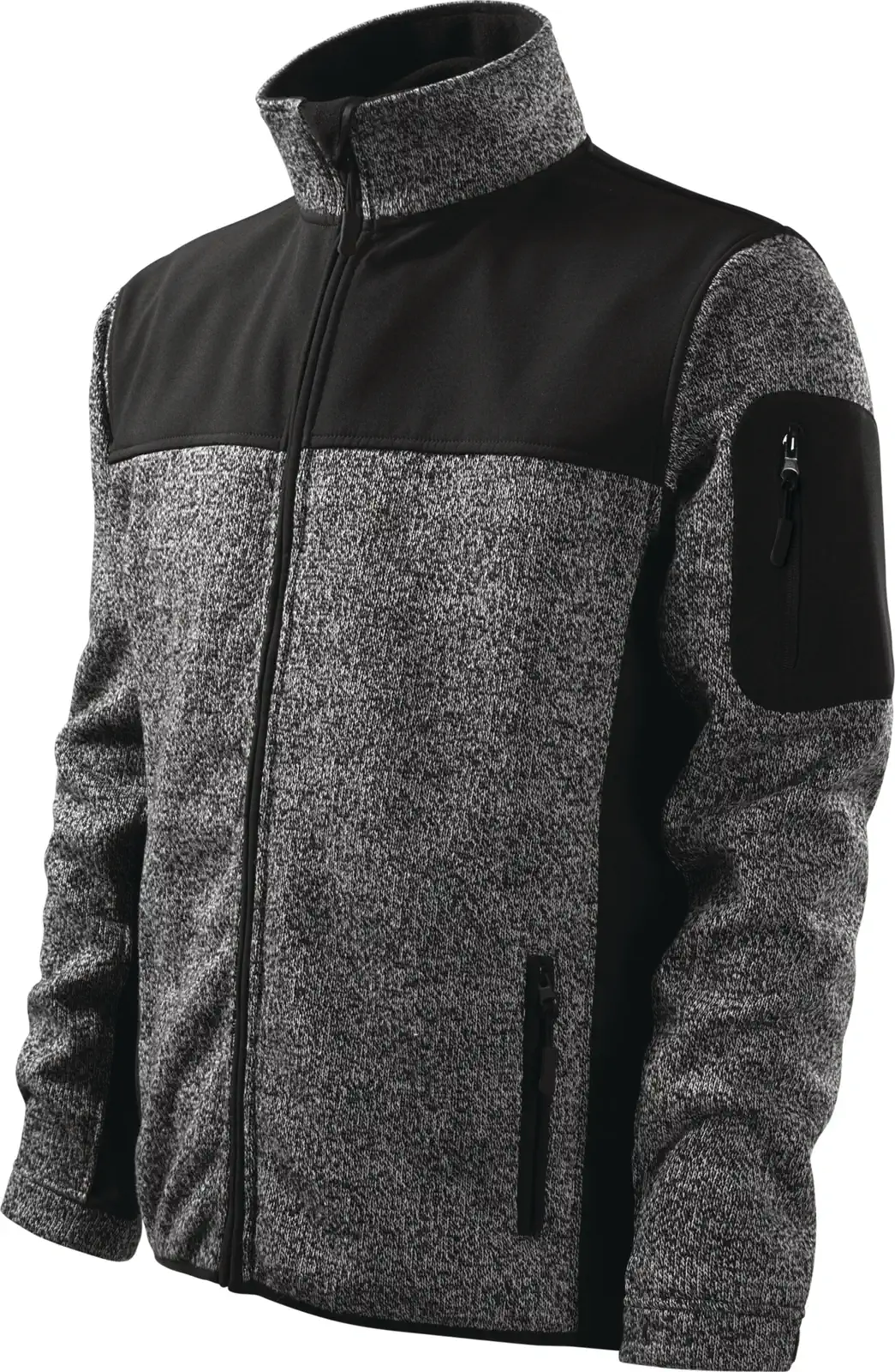 rimeck-550-softshelljacke-casual-knitgrau-left-3 RIMECK Softshelljacke Casual 550