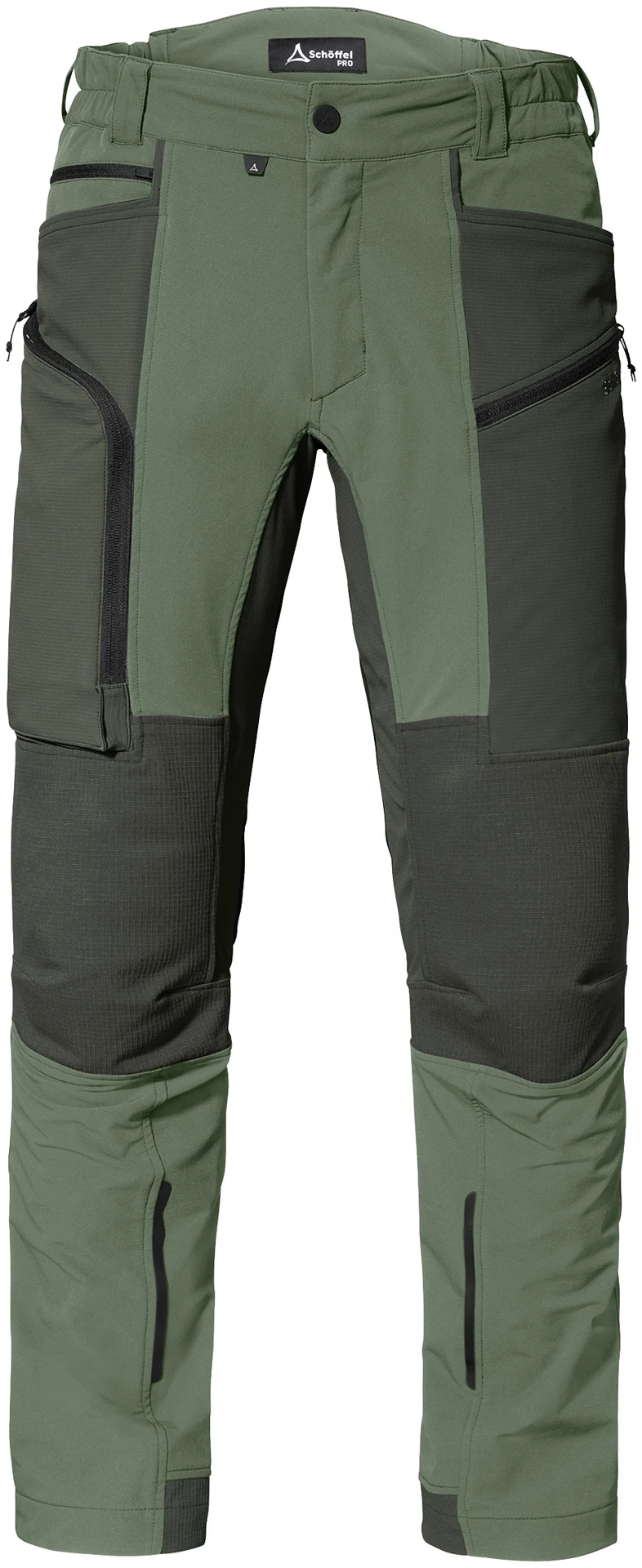 schoeffel-pro-7007-maschine-cordura-stretch-hose-gruen-front-1 Schöffel PRO 7007 MASCHINE Cordura-Stretch Hose