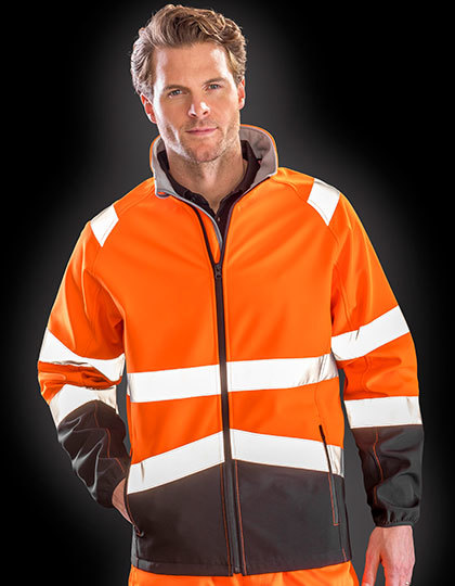 Result Printable Safety Softshell Jacket