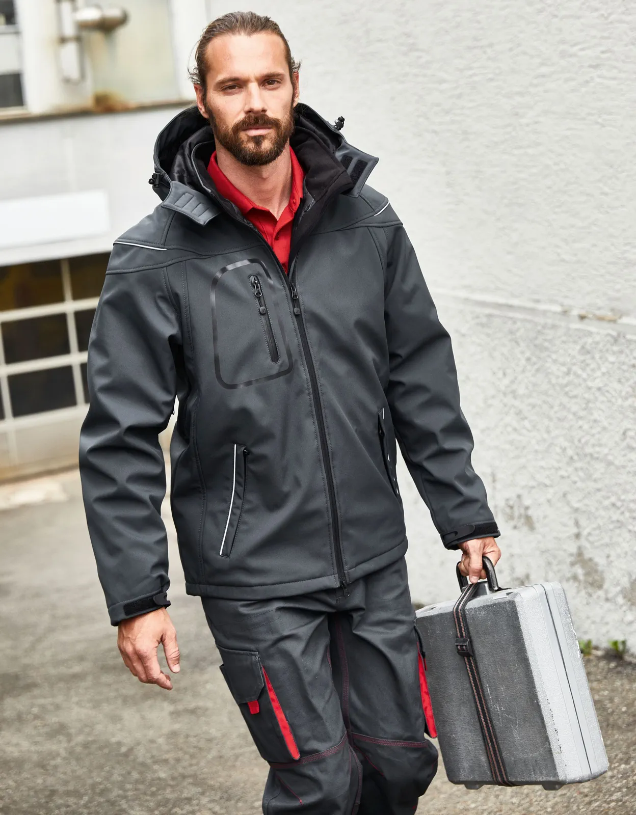 James & Nicholson Men's Winter Softshell Jacket