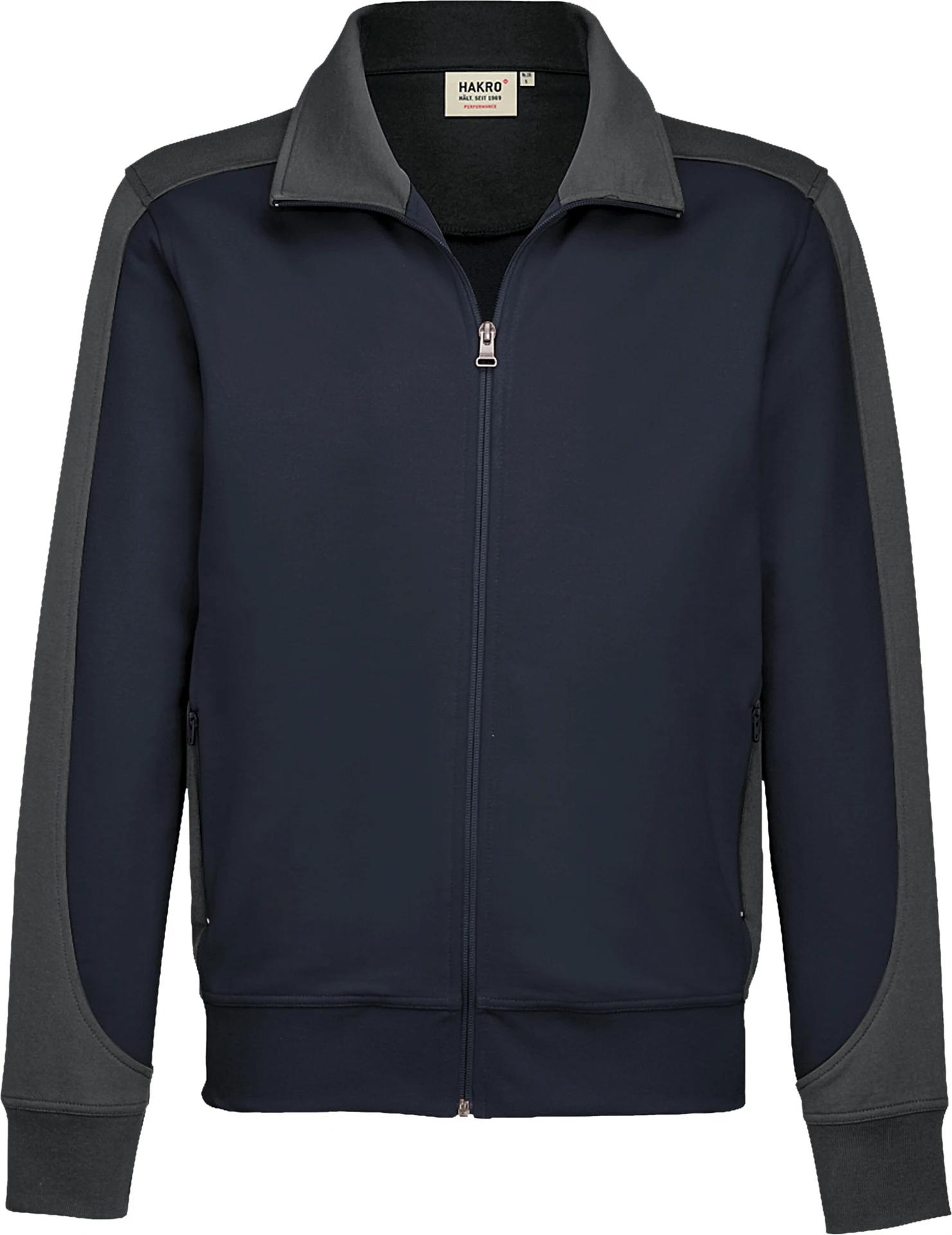 HAKRO Sweatjacke 477 Contrast Mikralinar®