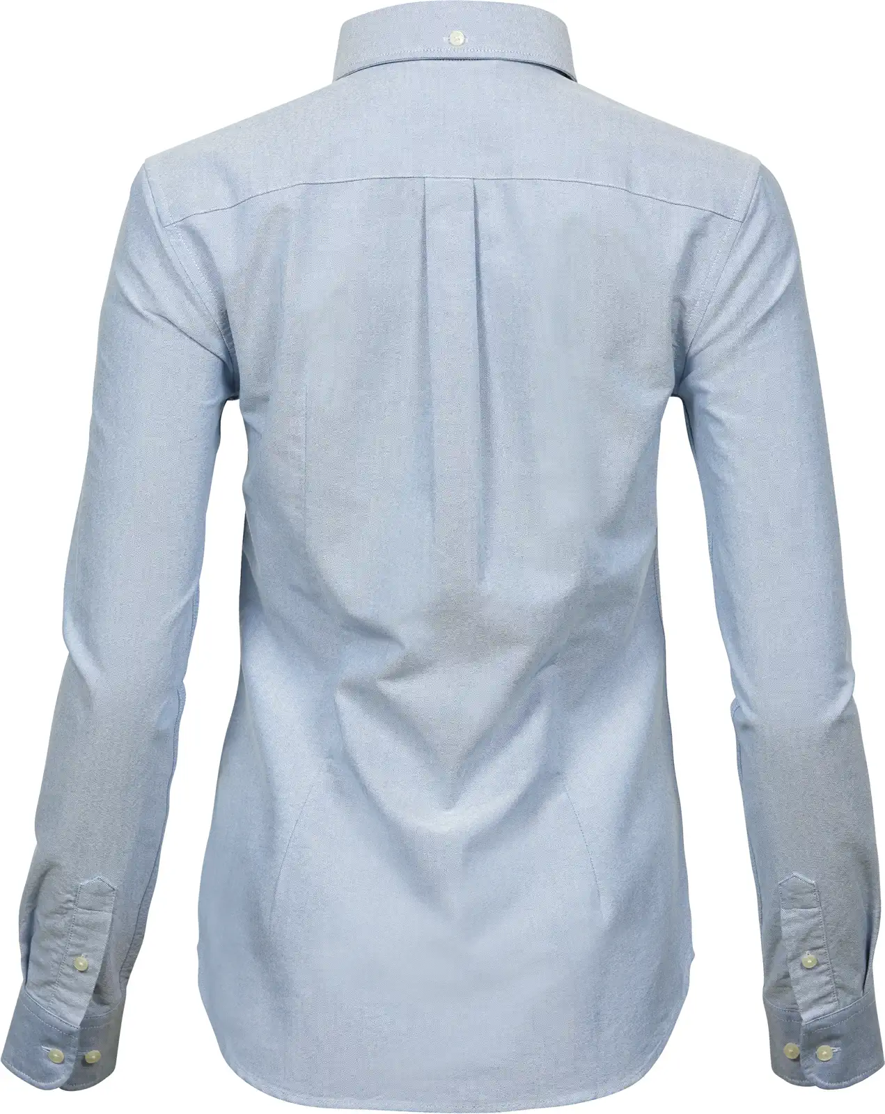 tee-jays-4001-womens-perfect-oxford-shirt-lightblue-back-3 Tee Jays Women's Perfect Oxford Shirt