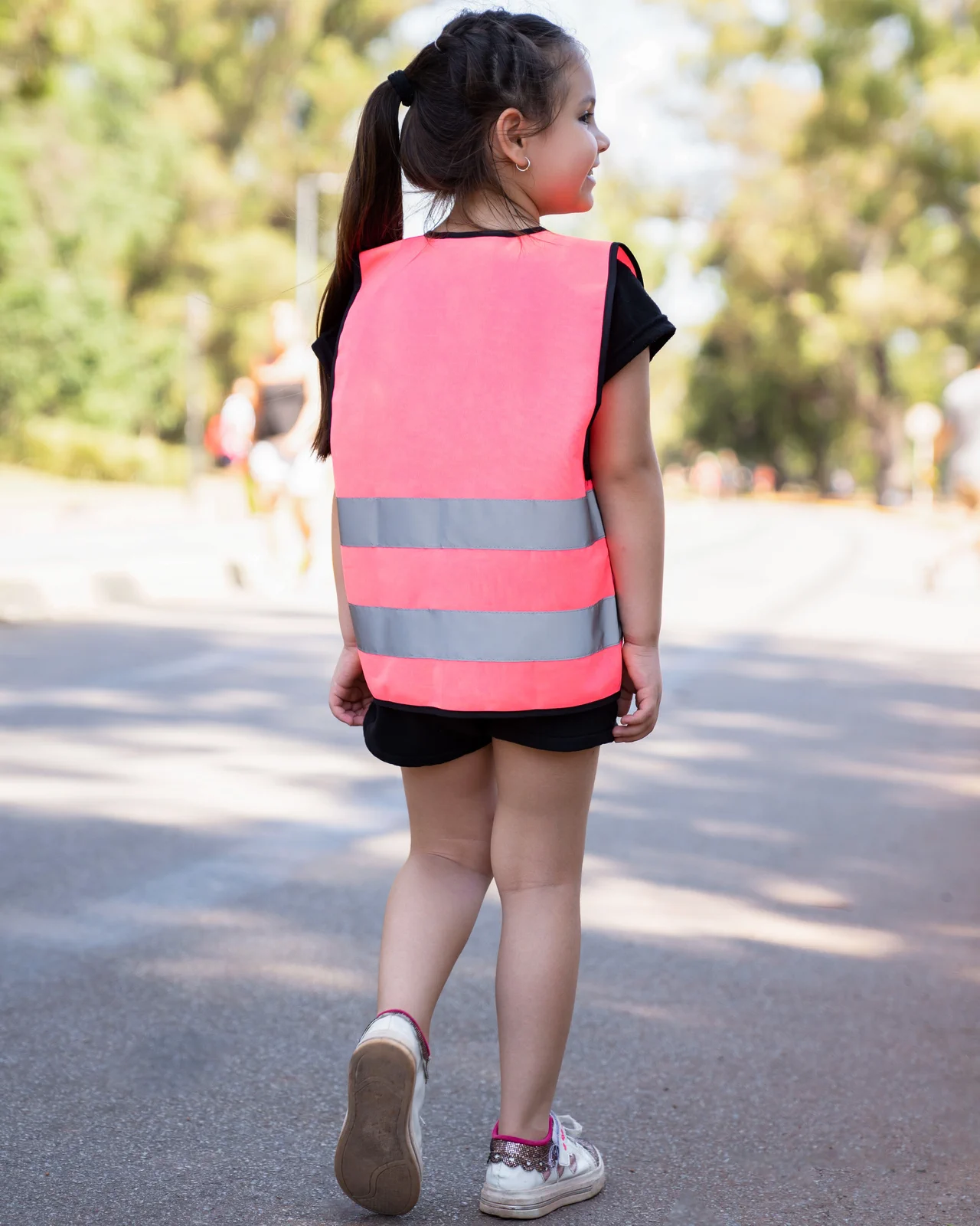 Korntex Kids´ Hi-Vis Safety Vest with Front Zipper Aalborg