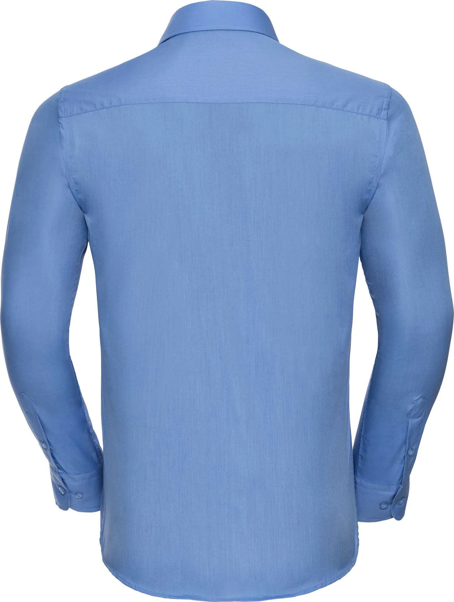 Russell Men's Long Sleeve Polycotton Easy Care Tailored Poplin Shirt