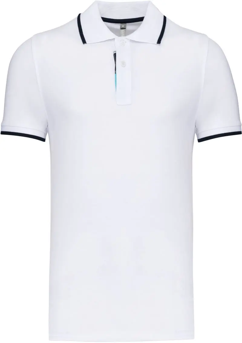 Kariban Herren Kontrast Piqué Polo Kariban Herren Kontrast Piqué Polo