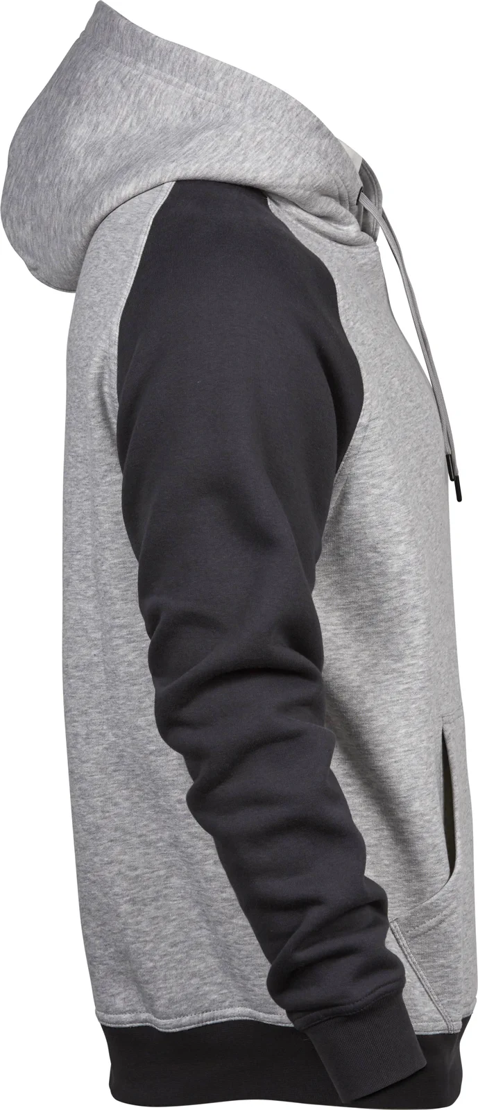tee-jays-5432-two-tone-hooded-sweatshirt-heathergrey-darkgrey-right-4 Tee Jays Two-Tone Hooded Sweatshirt