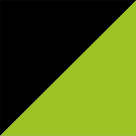 black/lime green