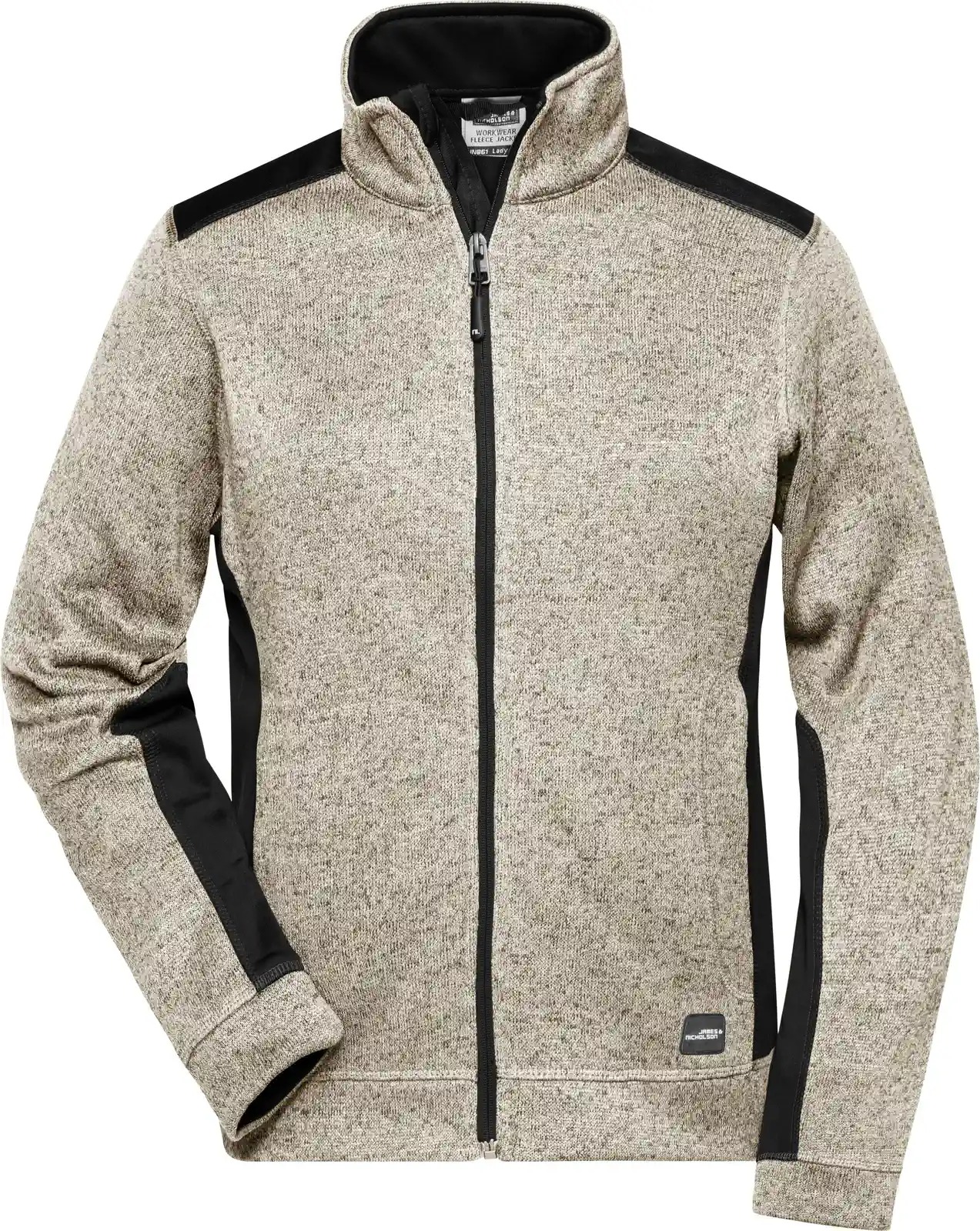 James & Nicholson Ladies Knitted Workwear Fleece Jacket -STRONG-