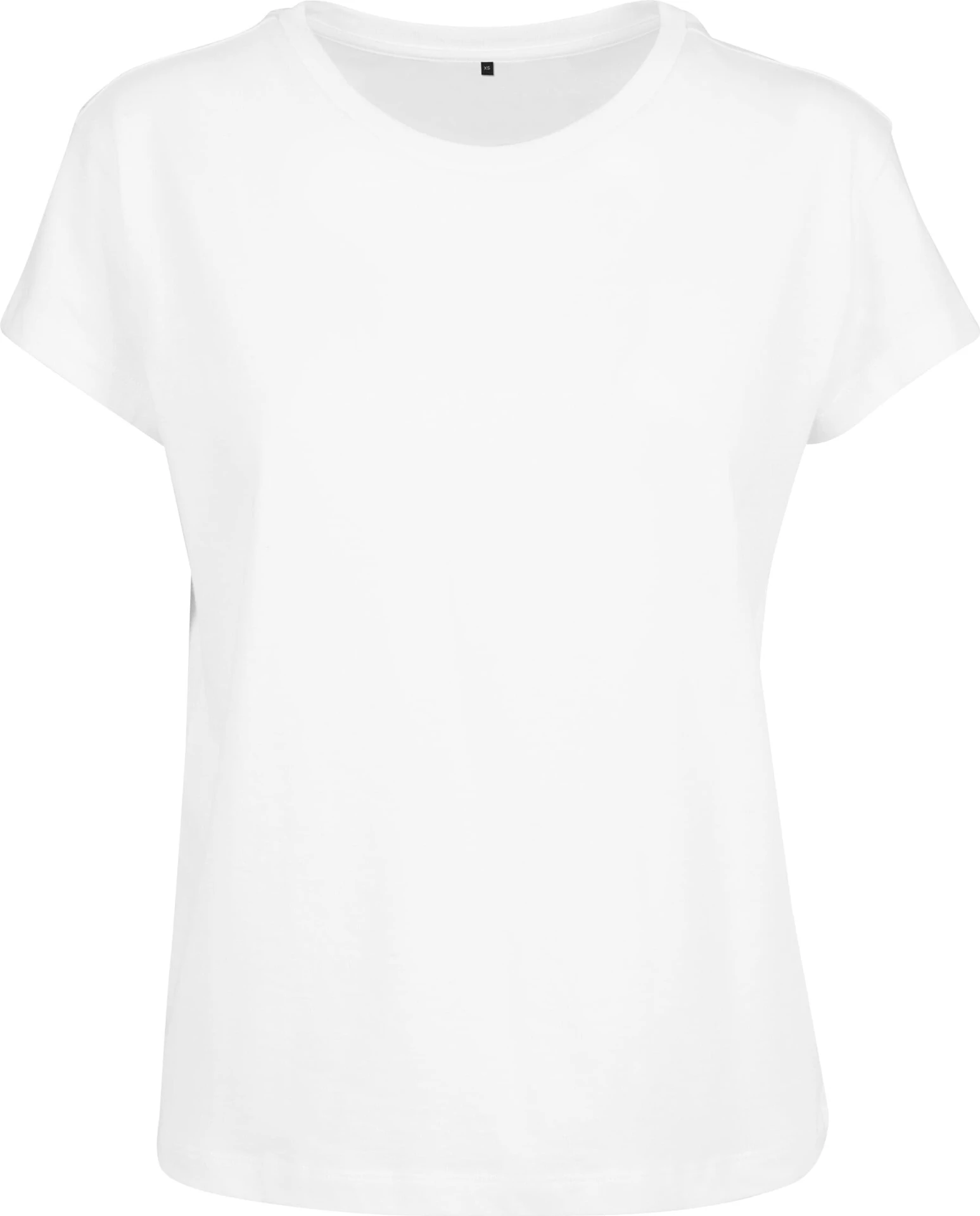 BYB-BY052-ladies-box-t-shirt-white-front-4 Build Your Brand Ladies Box Tee