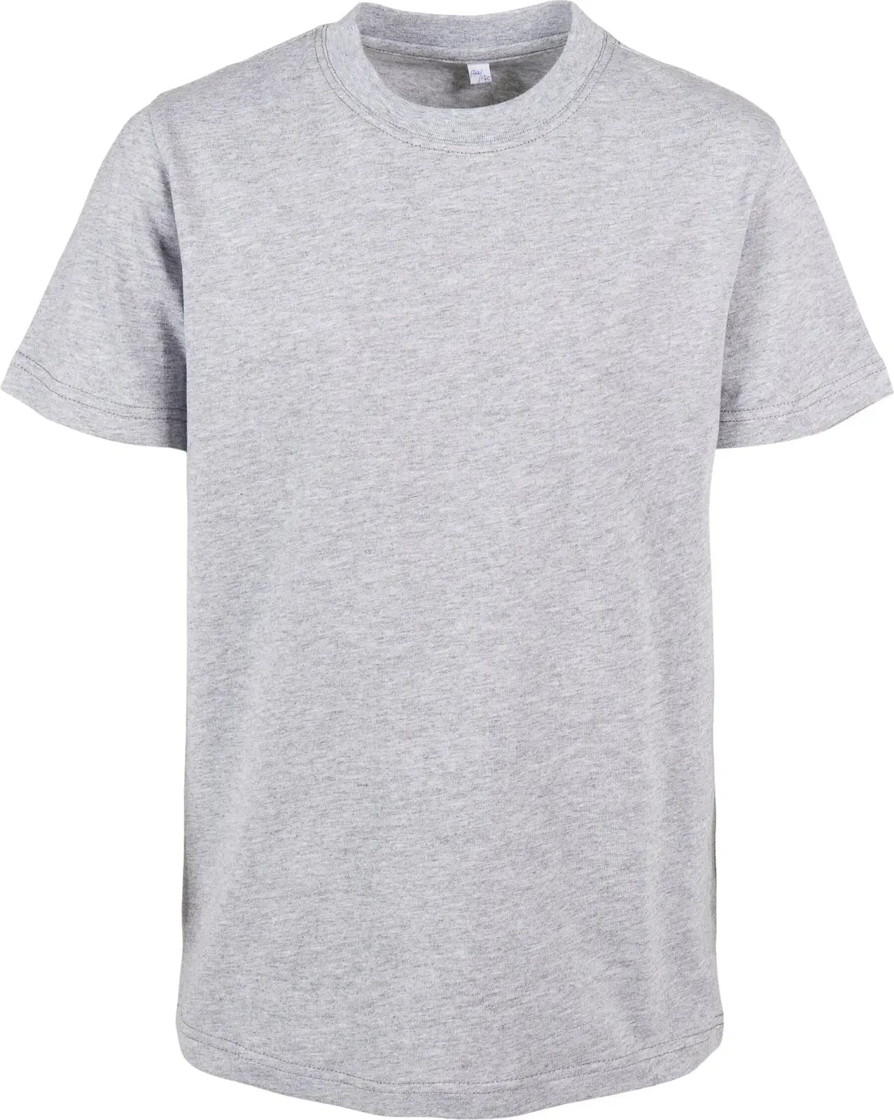 BYB-BY186-kids-organic-basic-t-shirt-heathergrey-front-4 Build Your Brand Kids Organic Basic Tee